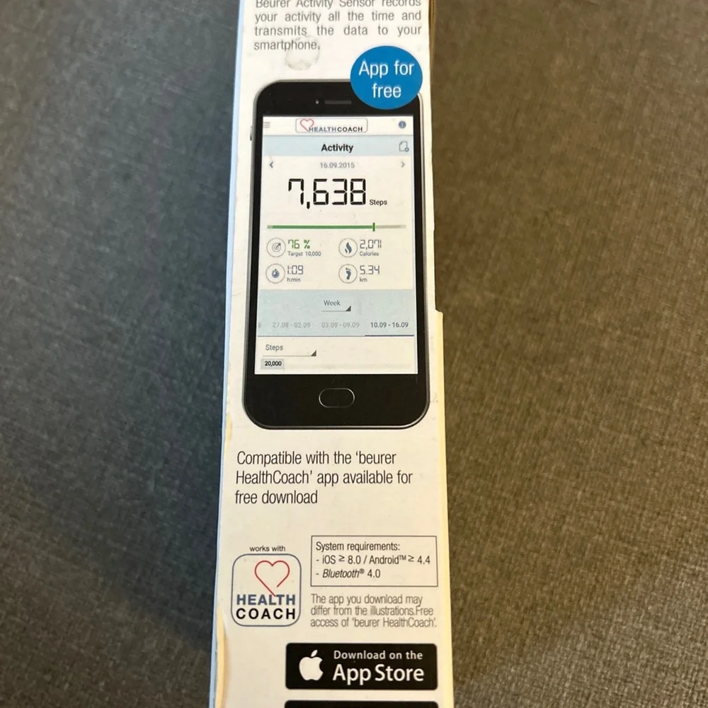 New Beurer Activity Sensor Smart Heath Management Wristband